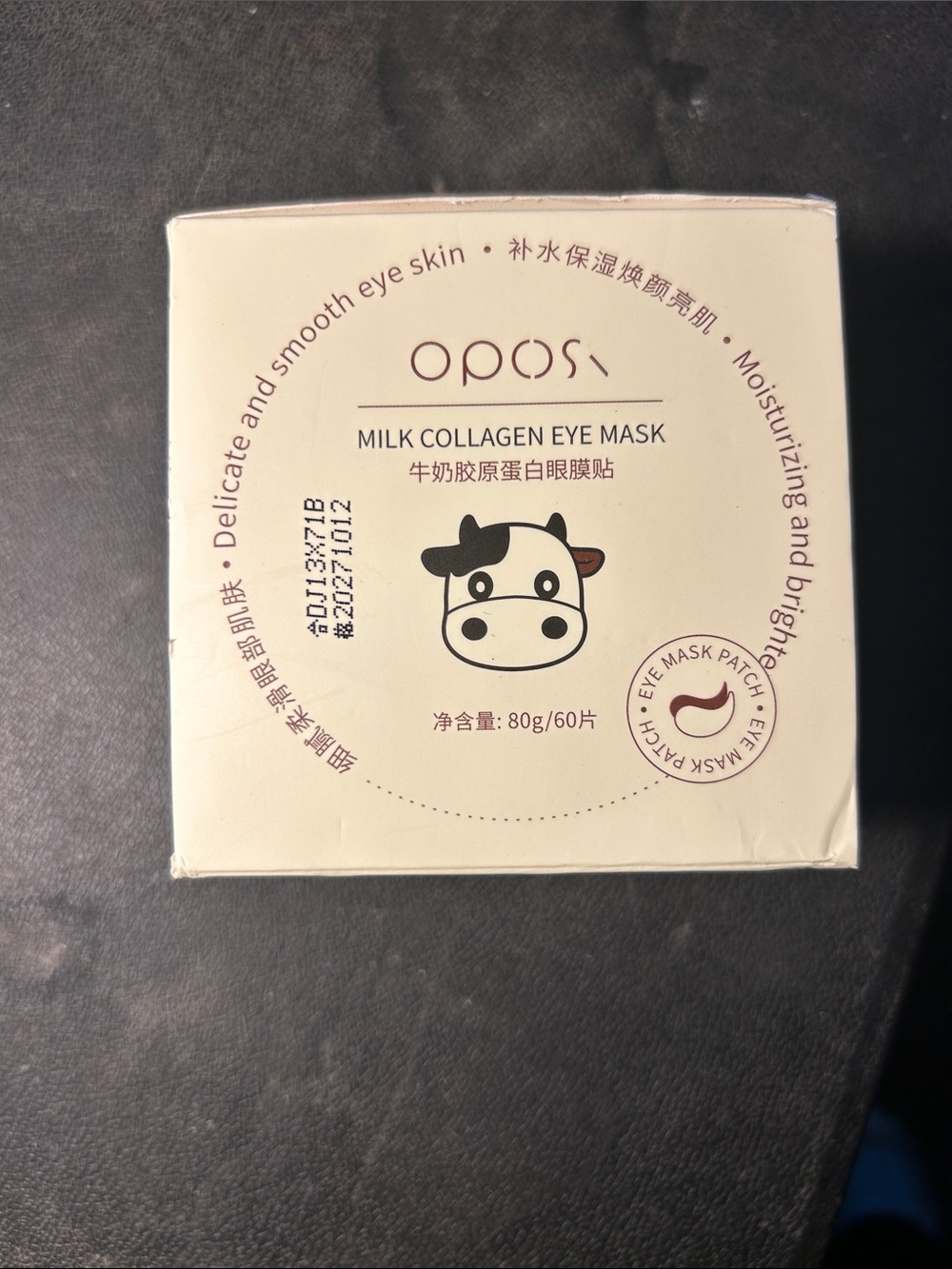 Opos Milk Collagen Eye Mask